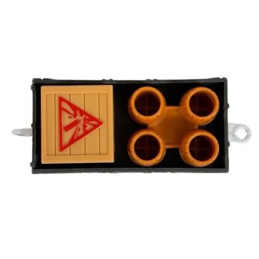 Thomas & Friends Trackmaster S.C. Ruffey Cargo Barrels Box Dynamite Car TOMY Set